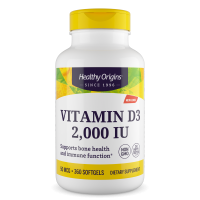 Vitamina D3 2.000 360s HEALTHY Origins mct oil