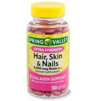 Hair Skin Nail W Biotin 120ct Spring Valley